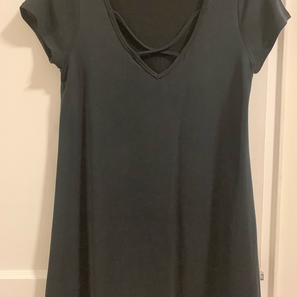 Black Socialite Shift Dress, size small - Picture 2 of 4